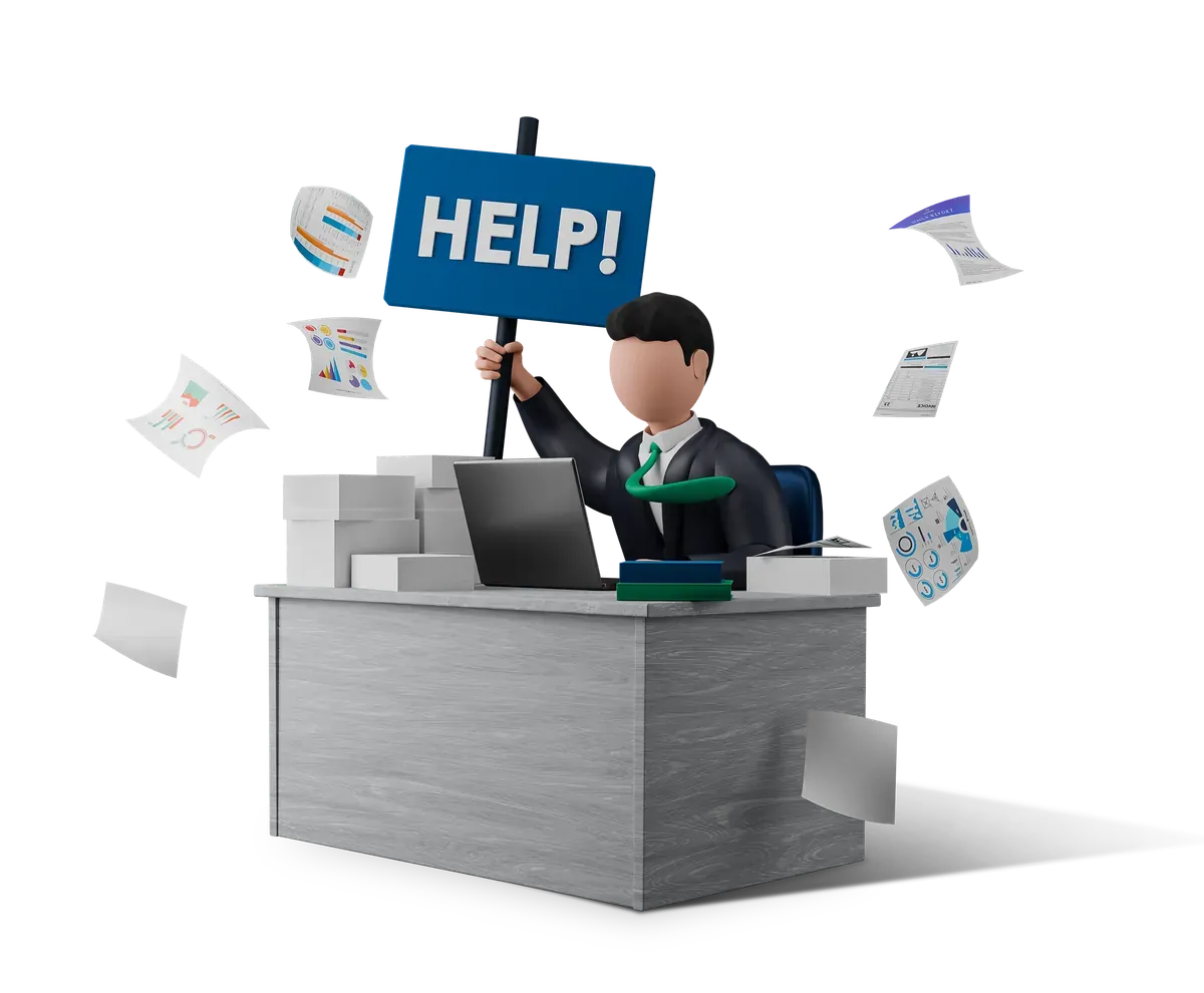 3D illustration of configuration drift accumulating in a tenant